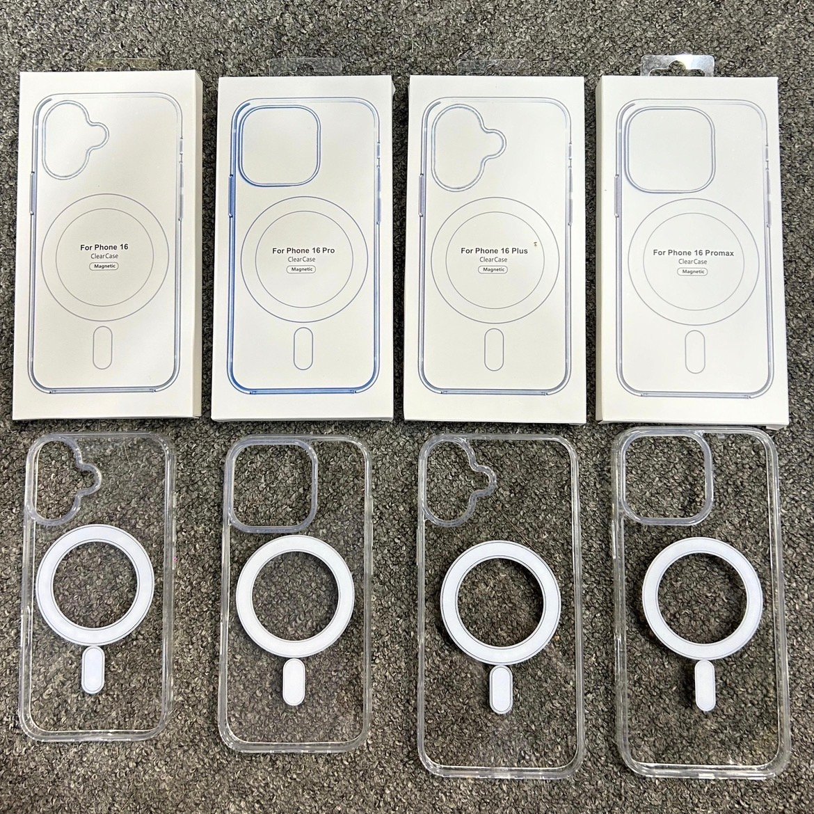 Clear MagSafe cash with box paking